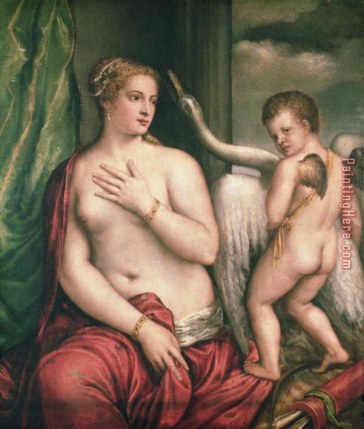 Titian Leda and the Swan